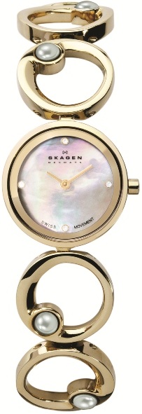 SKAGEN 889SGXG DAMEUR, BLACK LABEL